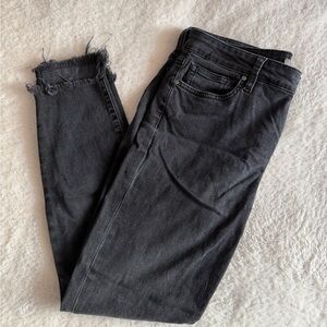 Joe's Jeans Women's Black Fray Ankle Skinny Jeans